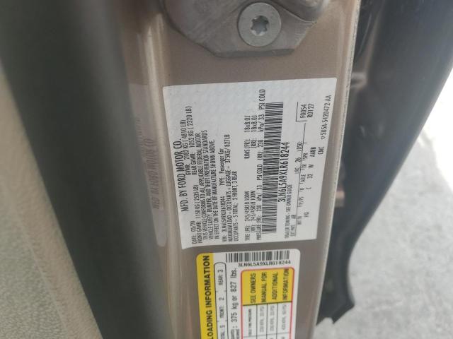 2020 LINCOLN MKZ 3LN6L5A9XLR618244