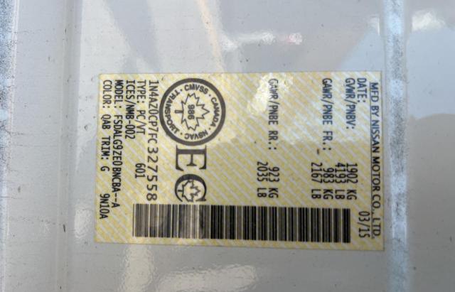 2015 NISSAN LEAF S 1N4AZ0CP7FC327558