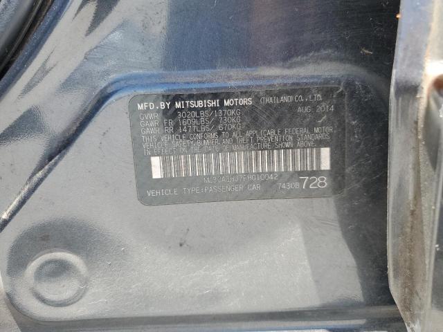 2015 MITSUBISHI MIRAGE DE ML32A3HJ7FH010042