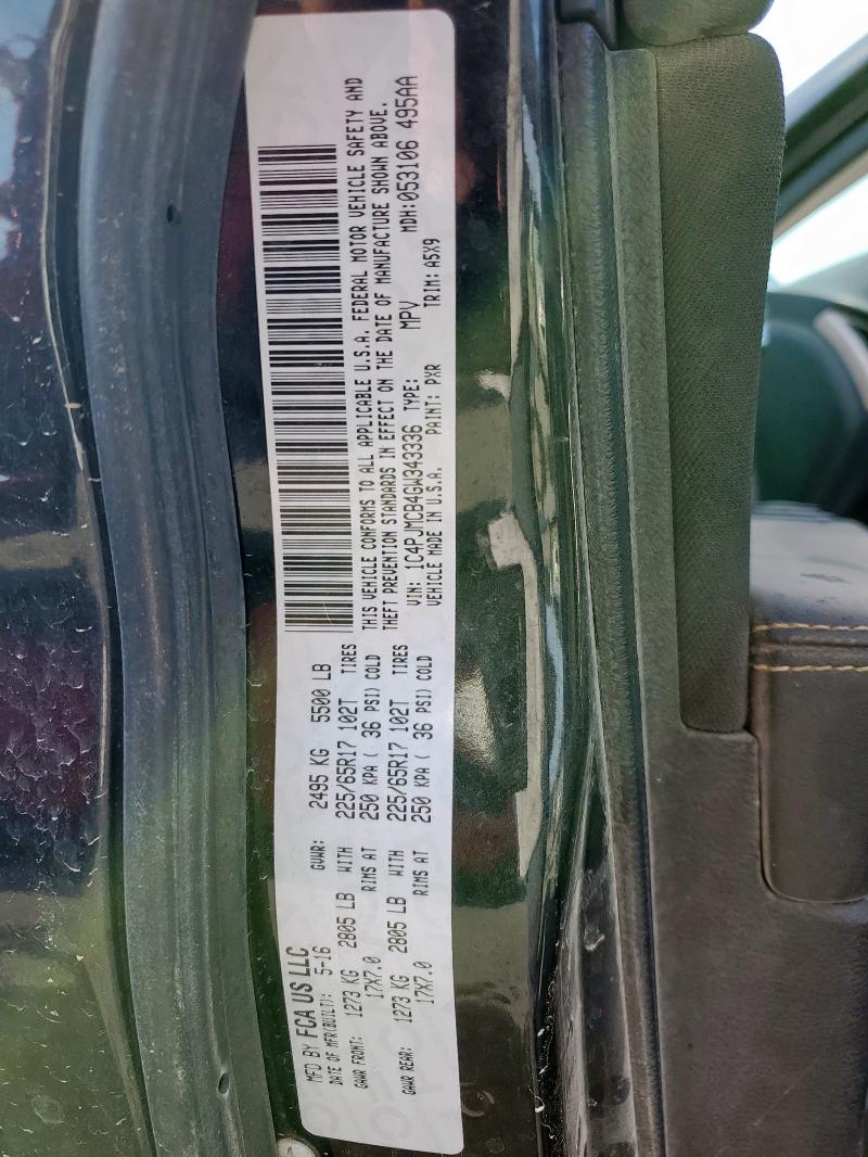 2016 JEEP CHEROKEE L 1C4PJMCB4GW343336