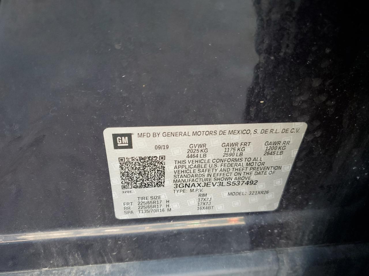 CHEVROLET EQUINOX LT