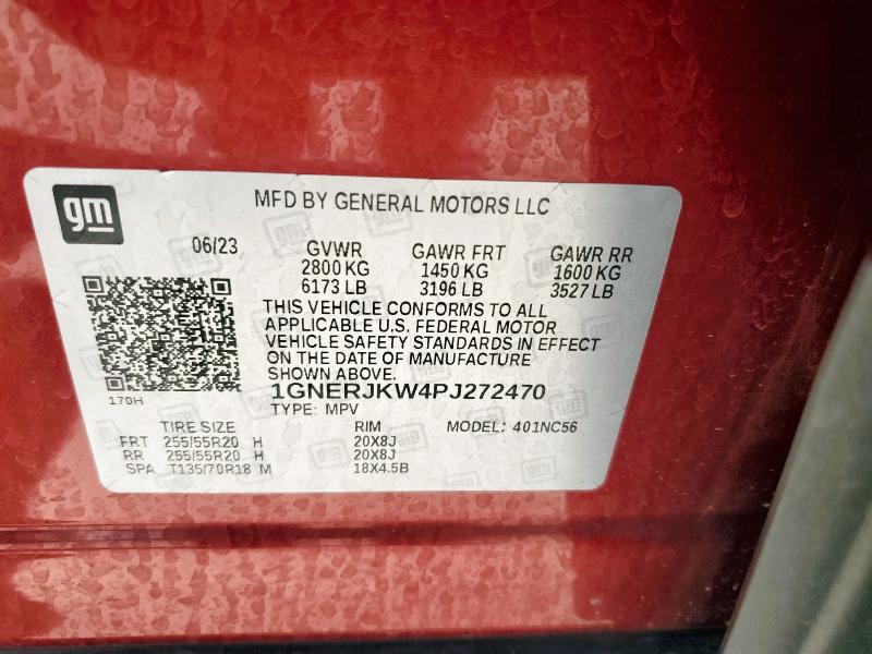 2023 CHEVROLET TRAVERSE R 1GNERJKW4PJ272470
