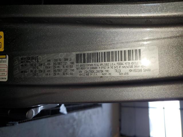 2020 JEEP GLADIATOR 1C6HJTAGXLL200794