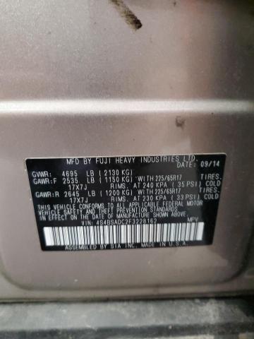 2015 SUBARU OUTBACK 4S4BSADC2F3228162