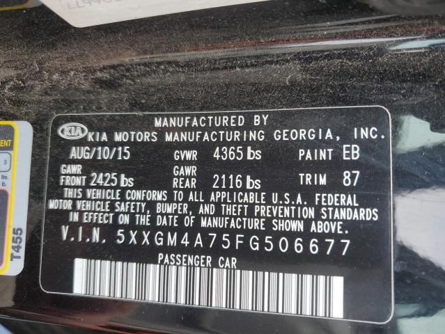2015 KIA OPTIMA LX - 5XXGM4A75FG506677