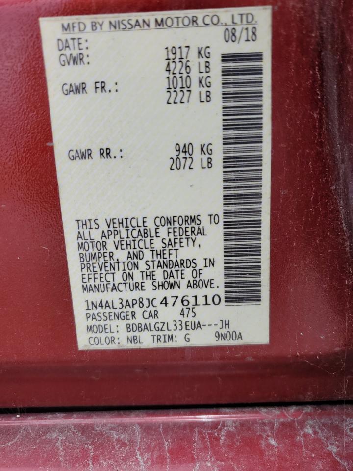 Nissan Altima 2.5 2018