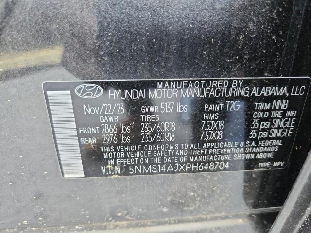 2023 HYUNDAI SANTA FE S 5NMS14AJXPH648704