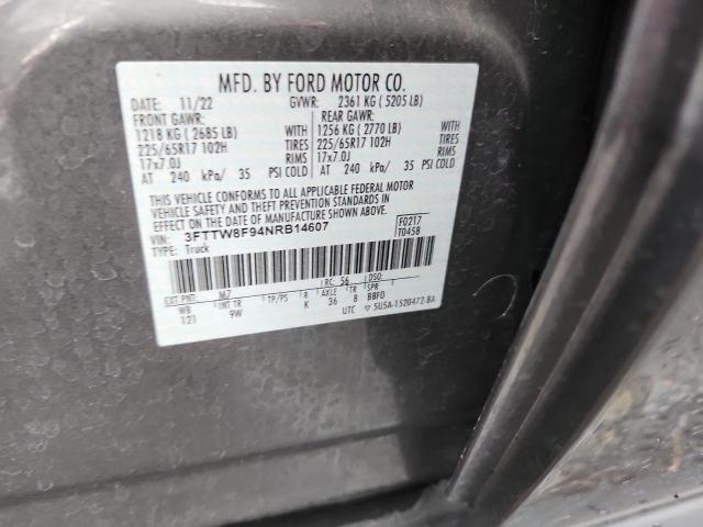 2022 FORD MAVERICK X - 3FTTW8F94NRB14607