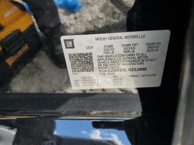 2020 GMC YUKON SLT 1GKS2BKC9LR212888