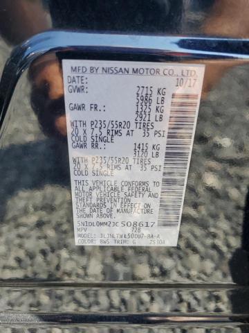 2018 INFINITI QX60 5N1DL0MM2JC508617