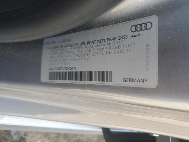 2016 AUDI A7 PRESTIG WAU2GAFC3GN000676