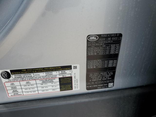 2024 LAND ROVER DISCOVERY SALRL4EU5R2498157