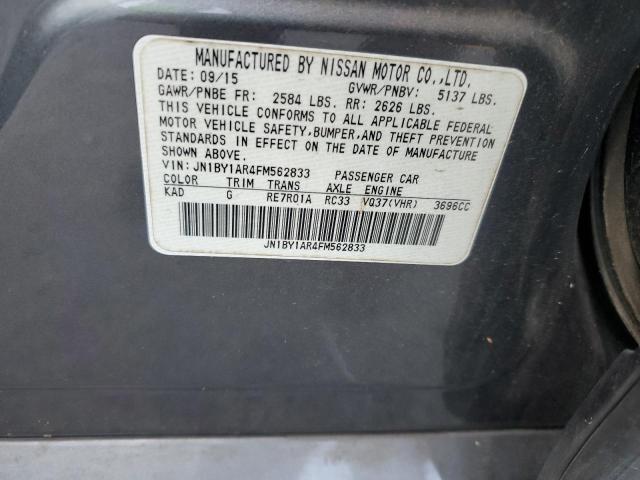 2015 INFINITI Q70 3.7 JN1BY1AR4FM562833