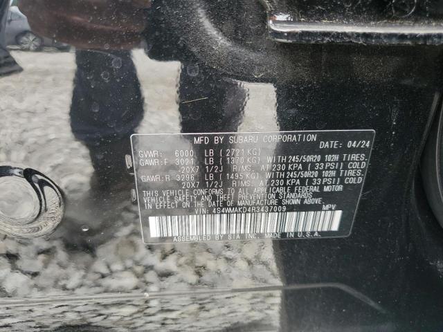 2024 SUBARU ASCENT ONY 4S4WMAKD4R3437009