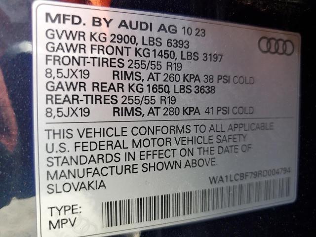 2024 AUDI Q7 PREMIUM WA1LCBF79RD004794