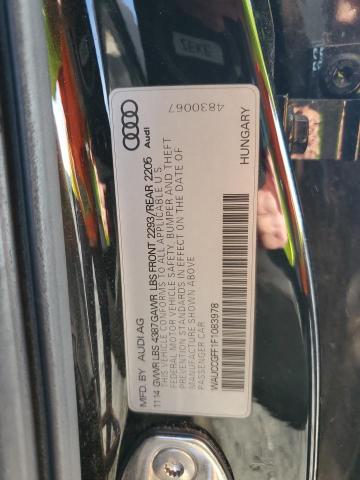 2015 AUDI A3 PREMIUM WAUCCGFF1F1083978