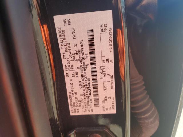 2019 FORD F150 SUPER 1FTEW1E4XKFB28798