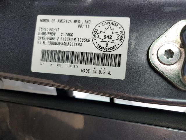 2017 ACURA TLX TECH 19UUB3F50HA800594