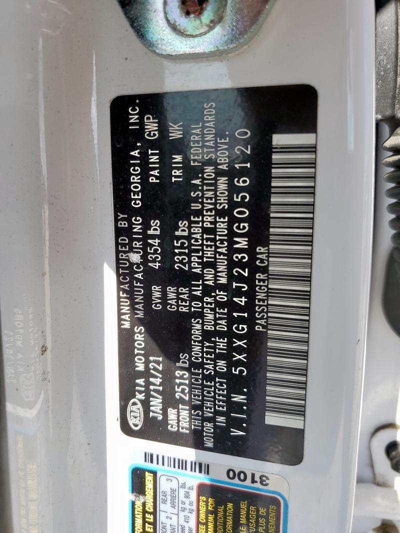 2021 KIA K5 LXS 5XXG14J23MG056120