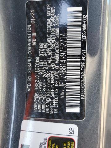 2024 TOYOTA GR 86 JF1ZNBB14R9752714