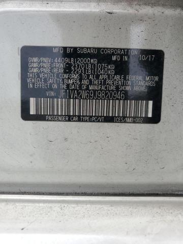 2018 SUBARU WRX STI LI JF1VA2W69J9820946