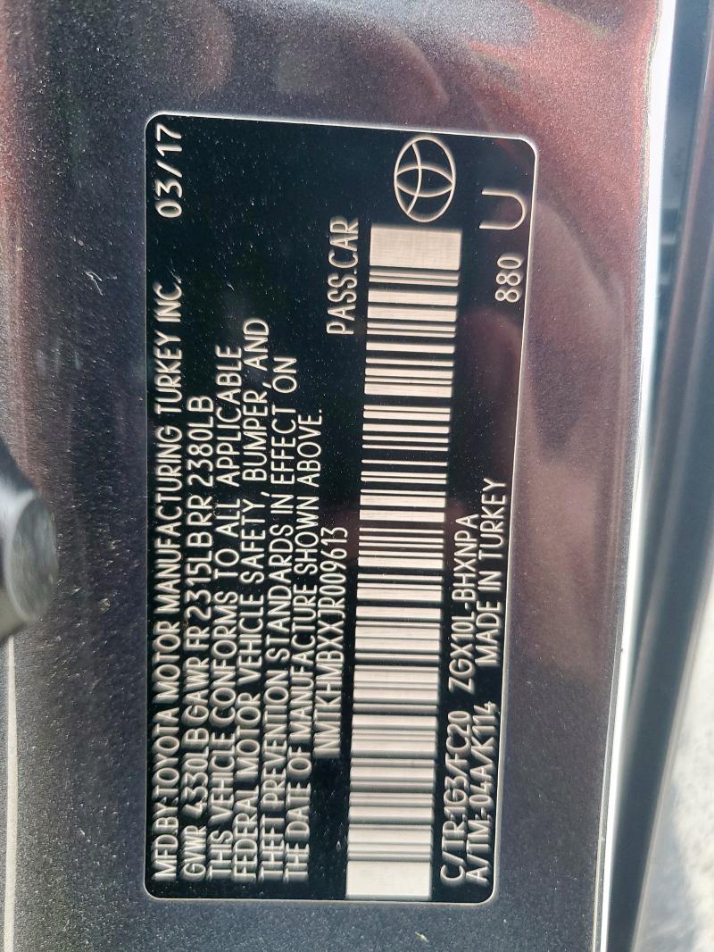 2018 TOYOTA C-HR XLE - NMTKHMBXXJR009613