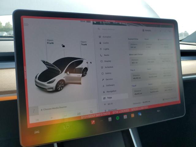 2021 TESLA MODEL Y 5YJYGDEF1MF079012