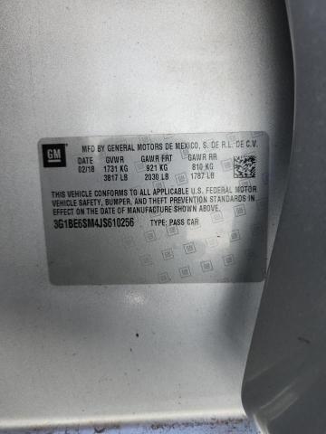 2018 CHEVROLET CRUZE LT - 3G1BE6SM4JS610256
