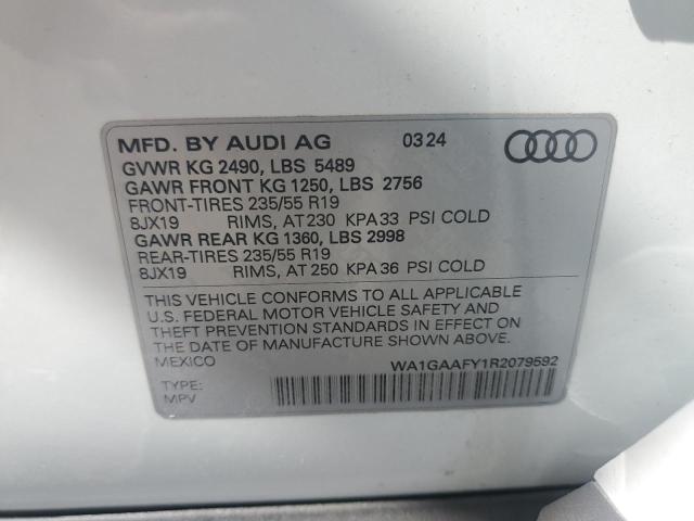 2024 AUDI Q5 PREMIUM WA1GAAFY1R2079592