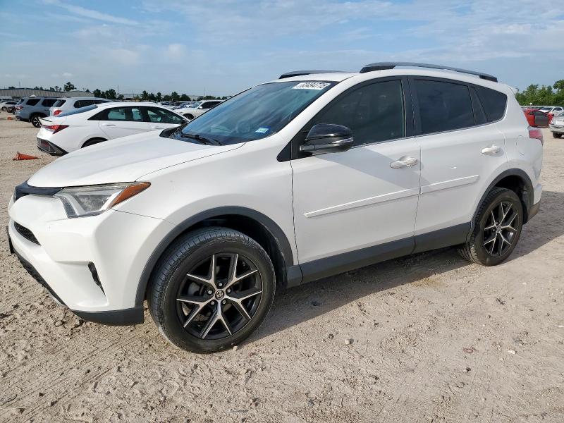TOYOTA RAV4 SE 2018 white  gas JTMNFREV0JJ164230 photo #1