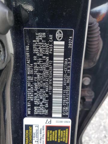 2014 TOYOTA CAMRY L - 4T1BF1FK1EU428712