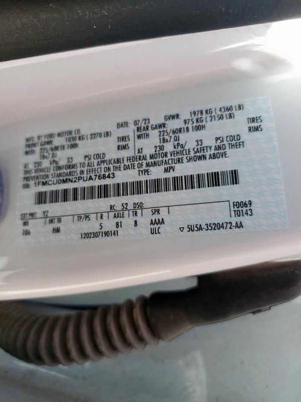 2023 FORD ESCAPE ST 1FMCU0MN2PUA76843