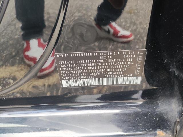 2015 VOLKSWAGEN GOLF 3VW217AU1FM007221