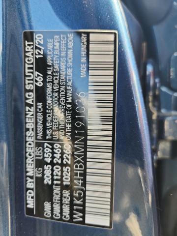 2021 MERCEDES-BENZ CLA 250 4M W1K5J4HBXMN191036