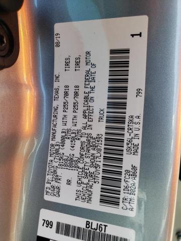 2020 TOYOTA TUNDRA DOU 5TFUY5F17LX871593