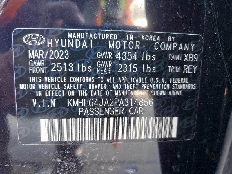 2023 HYUNDAI SONATA SEL - KMHL64JA2PA314856