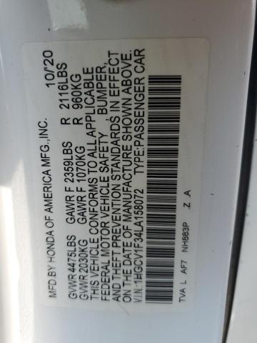 2020 HONDA ACCORD SPO 1HGCV1F34LA158072