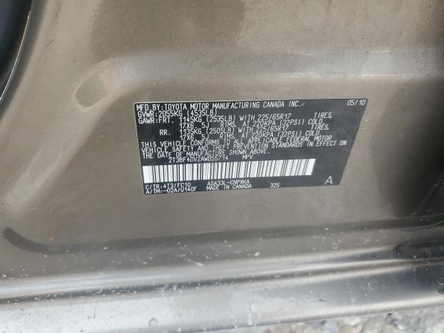 2010 TOYOTA RAV4 - 2T3BF4DV2AW055714