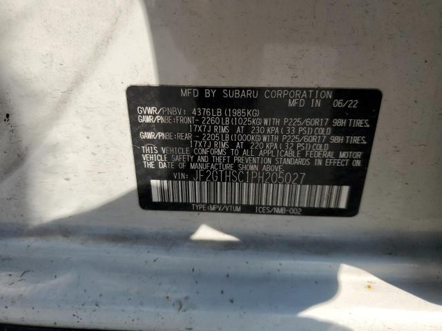 2023 SUBARU CROSSTREK JF2GTHSC1PH205027