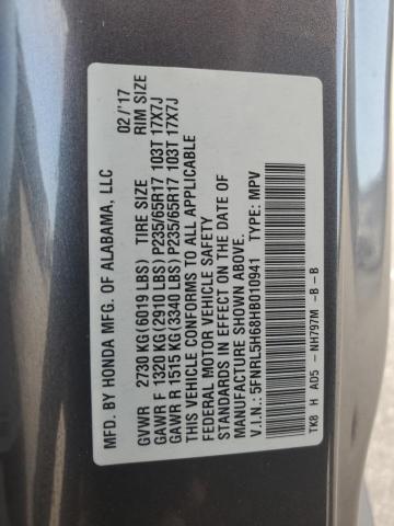 2017 HONDA ODYSSEY EX - 5FNRL5H68HB010941