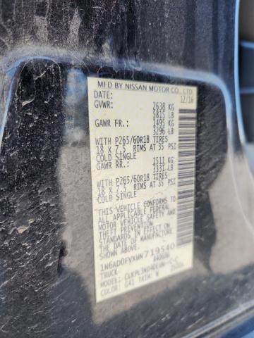 2017 NISSAN FRONTIER SV 1N6AD0FVXHN719540