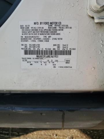 2022 FORD ECOSPORT S MAJ6S3FL6NC461951