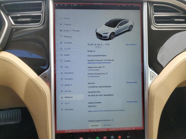 2015 TESLA MODEL S 70 5YJSA1S11FFP76519