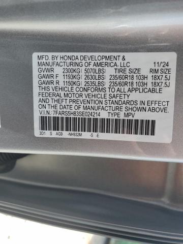 2025 HONDA CR-V SPORT 7FARS5H83SE024214