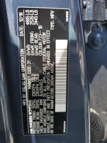 2019 VOLVO XC40 T5 IN YV4162UL1K2113849