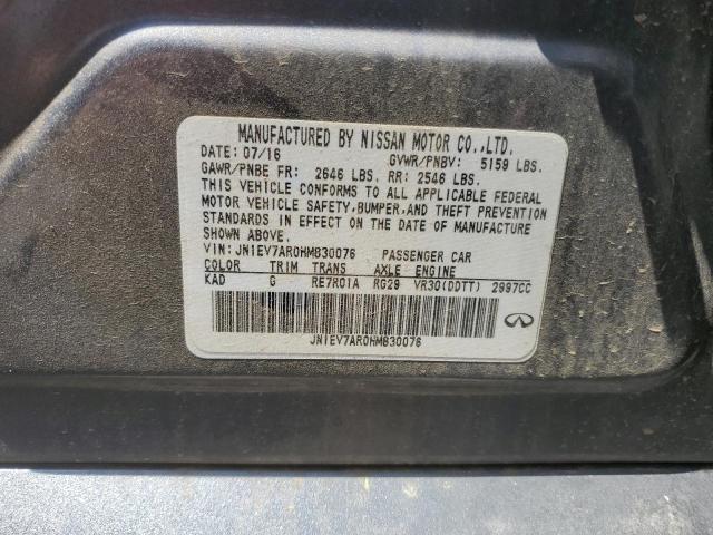 2017 INFINITI Q50 PREMIU JN1EV7AR0HM830076
