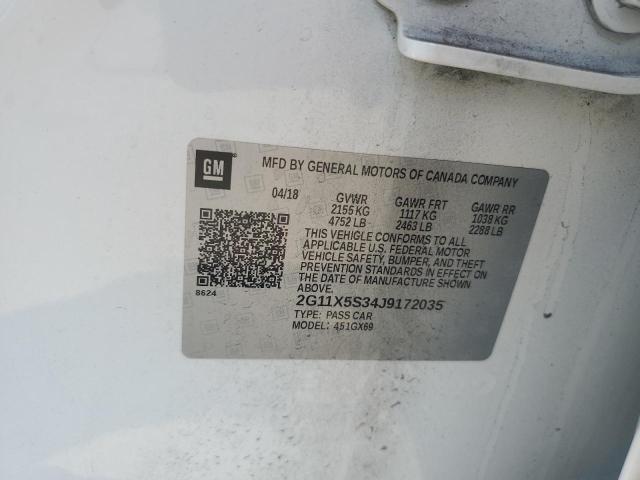 2018 CHEVROLET IMPALA LS 2G11X5S34J9172035
