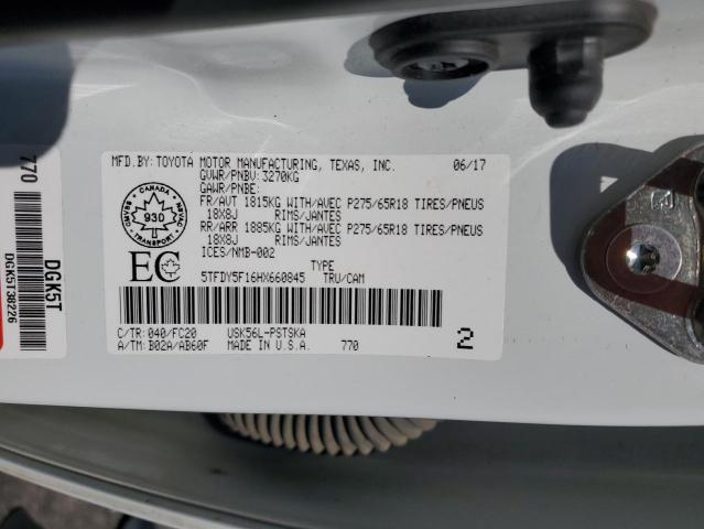 2017 TOYOTA TUNDRA CRE 5TFDY5F16HX660845
