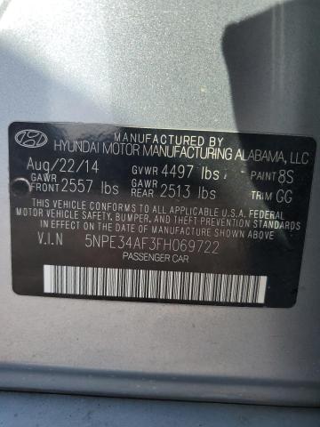 2015 HYUNDAI SONATA SPORT 5NPE34AF3FH069722