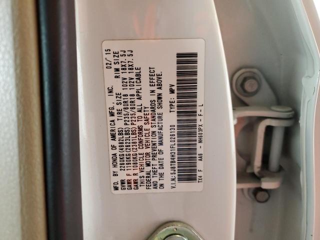 2015 ACURA RDX 5J8TB4H31FL026130